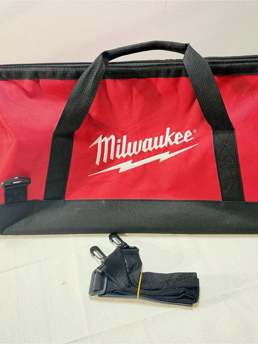 Red and Black Tool Bag Tote